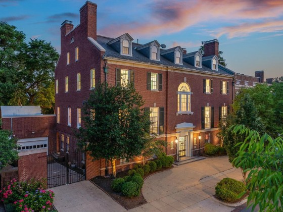 $18.5 Million Mansion Down The Street From Jeff Bezos' DC Residence Hits The Market