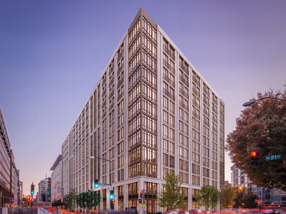 A 400-Unit Office-To-Residential Conversion Pitched in DC's West End