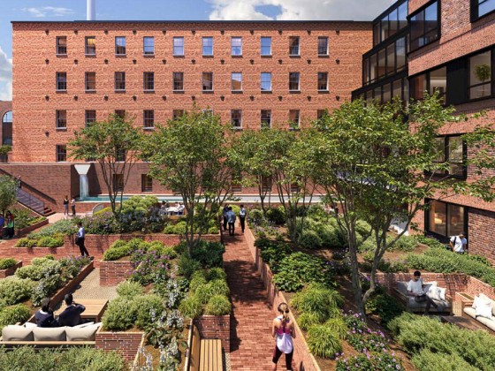A First Look At 135-Unit Office-To-Residential Conversion Planned At Georgetown's Flour Mill
