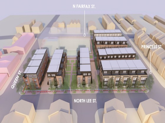 32 Townhomes Pitched For Offices Near Alexandria Waterfront