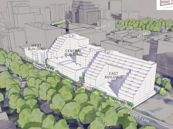 Three-Building Development With Health And Wellness Component Pitched For Downtown Bethesda
