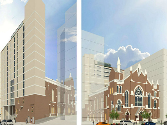 12-Story Micro-Unit Development Pitched For 15th Street Church
