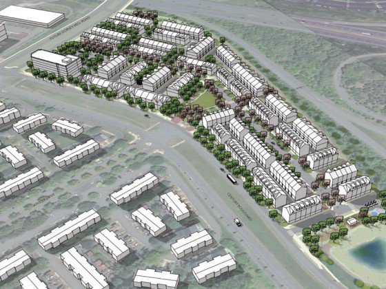 A 400-Unit Agricultural Village Is Pitched Along I-270