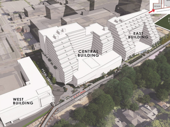 590 Apartments, Health/Wellness Club Pitched For 3-Building Bethesda Development