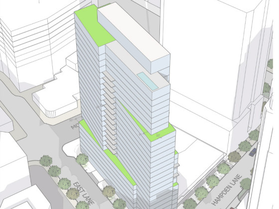 Narrow 260-Unit Apartment Building Pitched For Bethesda Moves Forward