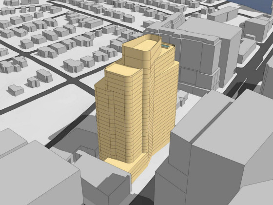 A 26-Story Residential Tower Pitched For Middle Of Downtown Bethesda