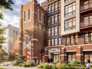 The Bell Tower Stays: 87 Apartments Pitched for Columbia Heights Church Conversion