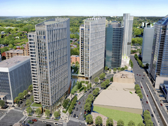 831 Units, Grocery Store, and Pedestrian Corridor: Rosslyn's 1401 Wilson Heads For Review