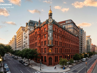 A Modern Makeover Planned For Bank Building Near White House