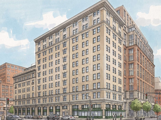 Rooftop Bar, A Ballroom, and Restored Facade: Inside the Plans to Revive Hotel Harrington