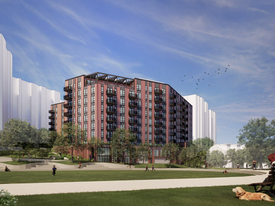 218 Units, 10 Stories: Trammell Crow Files Revised Plans Off Fairfax Drive